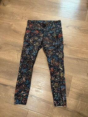 lululemon athletica Black Multicolor Leggings